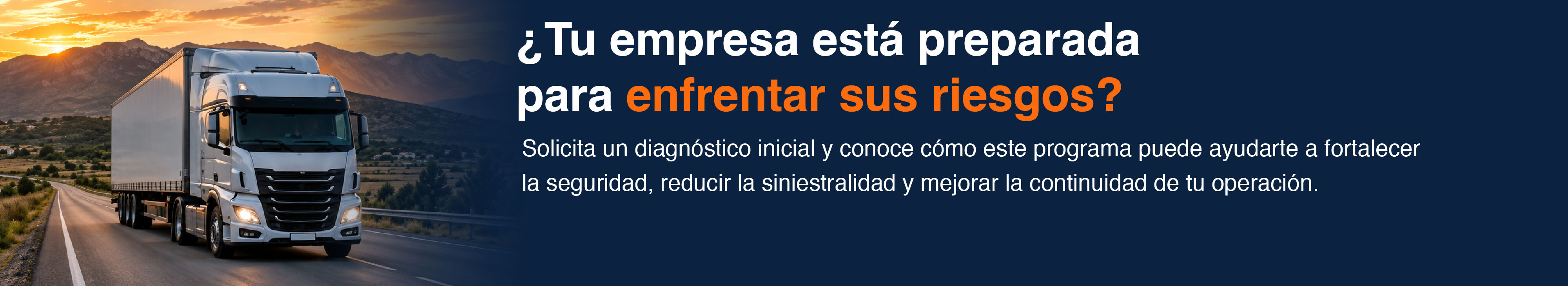 Evaluación de riesgo en flota de carga